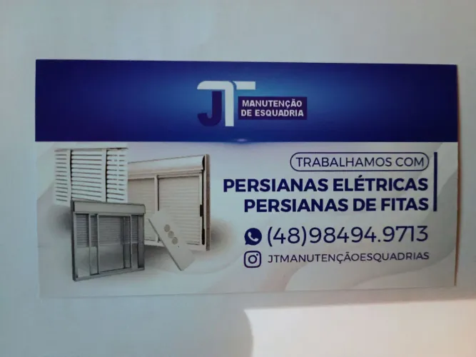 JT MANUTENÇÃO DE PERSIANAS