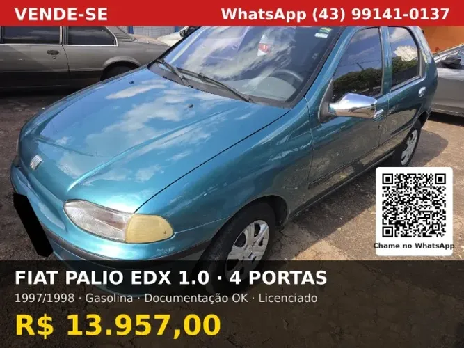 Fiat Palio EDX 1.0 MPI 4P 1998