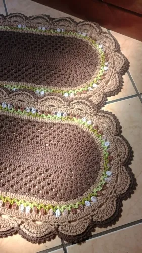 Tapetes de crochê