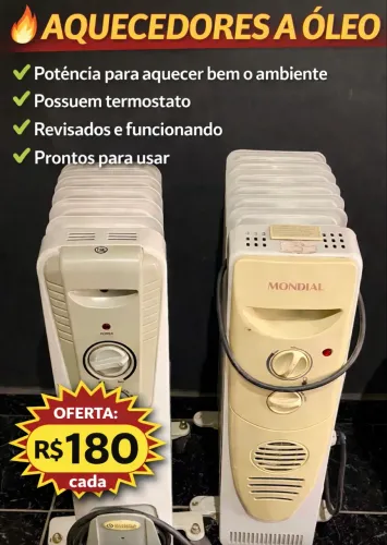 Aquecedor a óleo