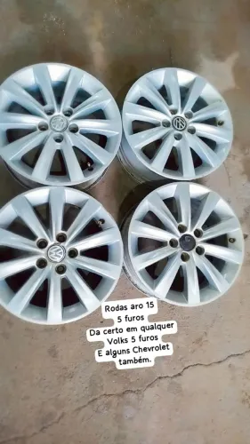 Rodas aro 15 Volkswagen 5 furos