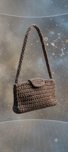 Bolsa em crochê - produto artesanal em fio de malha