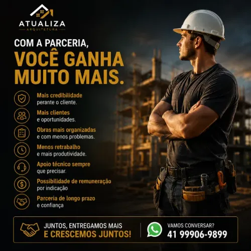 Seu cliente ganha um projeto completo. Você ganha mais oportunidades.