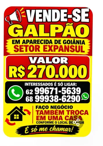 Galpão à venda ou troca 