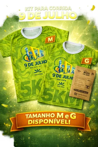 Dois kit corrida 9 de julho