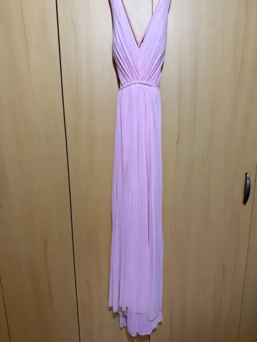 Vestido madrinha rosa - P