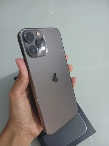 Iphone 13 pro max grafite 128g 79% bateria