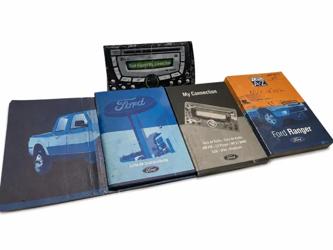 Kit Manuais Originais Ford Ranger 2011 + Guias My Connection