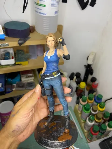 Boneco Figure Jill Valentine - Resident Evil - Impressão 3D