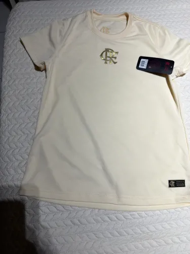 Camisa Flamengo Feminina off white