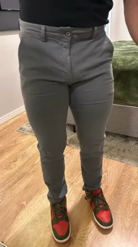 Calça Vitorino Denim Slim Fit Cinza 44