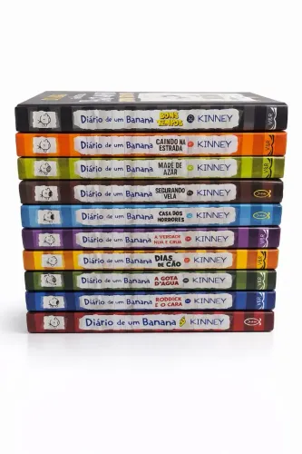 Coleção Diário de um Banana - 10 volumes - Bem Conservados