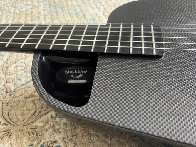 Violão americano Blackbird - todo em fibra de carbono - midi
