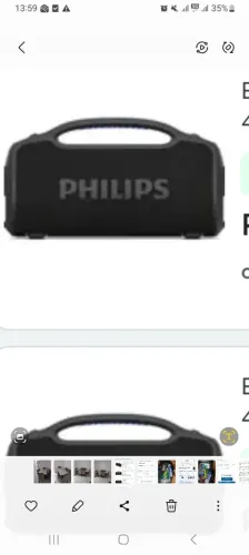 Som boombox Philips