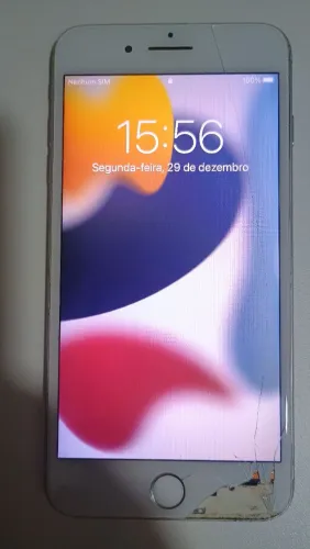 iPhone 7Plus Bateria nova 100% - Tela trincada
