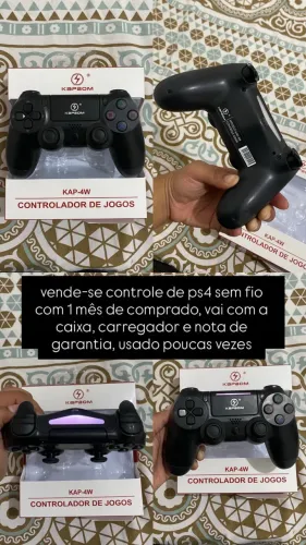 Controle sem fio de ps4