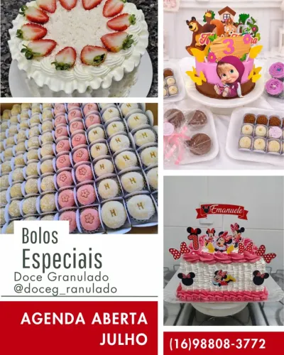 Bolos e doces