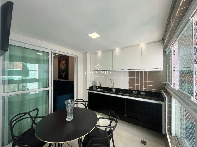 Apartamento 2 Dorms (1 suíte) no Canto do Forte Praia Grande/SP | 69m², varanda e lazer c