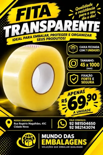 Fita transparente 50x50 MT