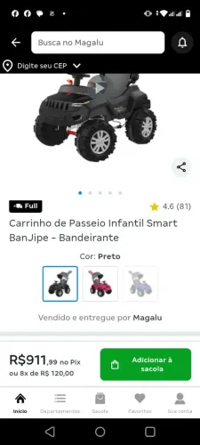 Vendo carro de passeio da bandeirante