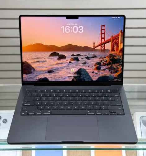 Macbook pro 14 polegadas chip m4 pro 24gb / 512gb LOJA FÍSICA bateria 98% ( 24 / 512 )