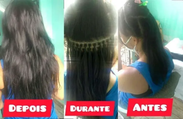 Mega hair a domicilio