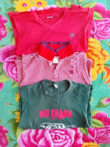 3 camisas infantil