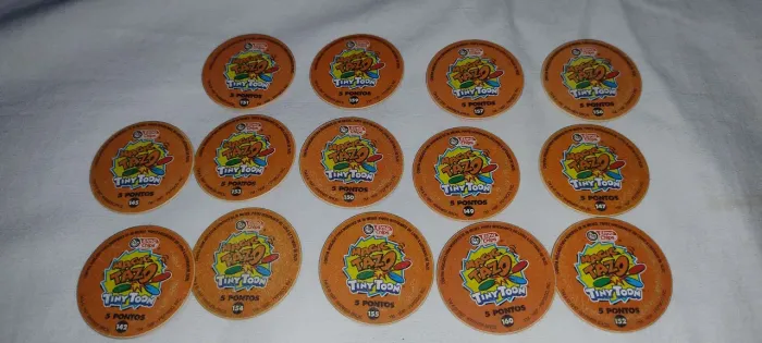 Lote 14 Tazos Tiny Toon 3d Elma Chips