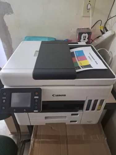 Canon gx7010 com tintas pigmentadas