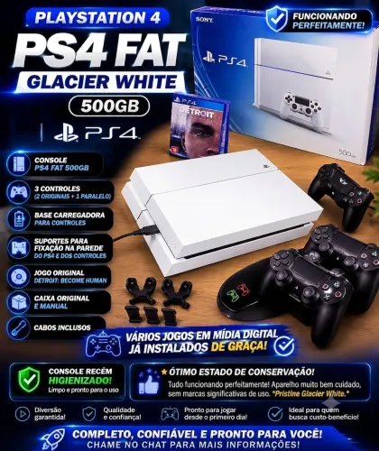 ? PS4 Fat Glacier White 500GB ?