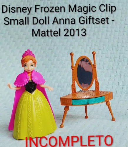 Boneca Frozen Anna Magic Clip 