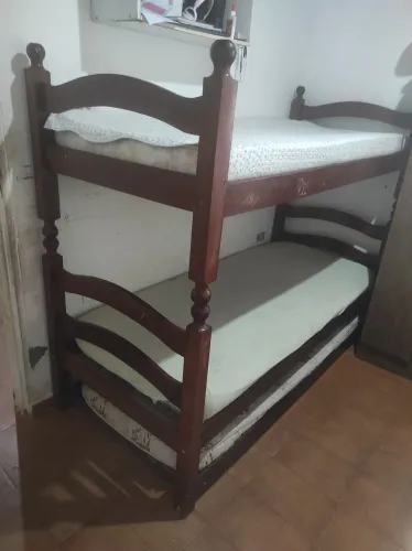 Cama triliche Antiga de Madeira de Qualidade