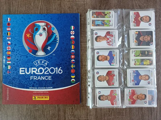 Euro 2016 France completo c/ figurinhas soltas para colar