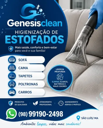 Limpeza e higienização de estofados ?