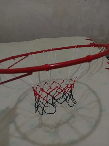 Cesta de Basquete de parede montada.