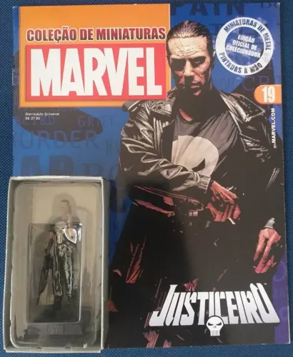 Justiceiro - Coleção de Miniaturas Marvel Eaglemoss n. 19 (novo)