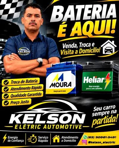 Bateria Moura e Heliar com Garantia e Qualidade