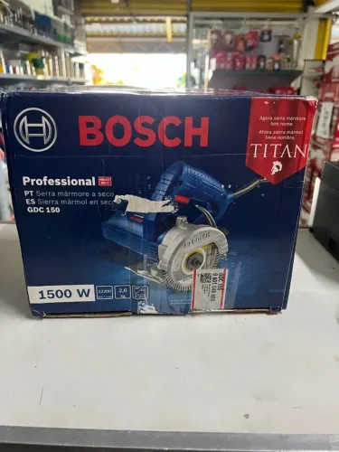 SERRA MARMORE PROFISSIONAL BOSCH TITAN 1500W GDC150 220V (RECONDICIONADO)