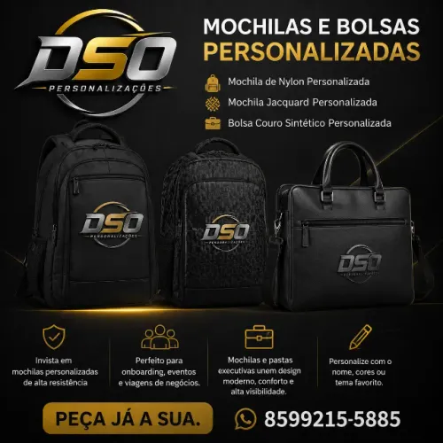 Mochilas e bolsas personalizadas