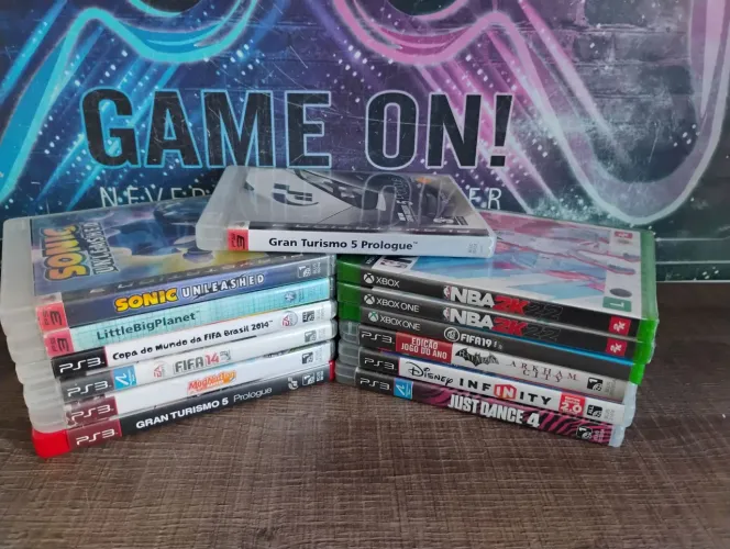 Lote de jogos para PS3, Xbox one e séries x