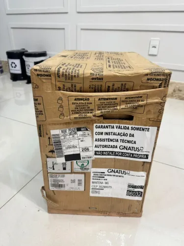 Bomba de Vácuo Gnatus Bio Vac 4 1HP - Nova e Lacrada