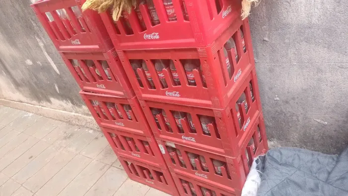 Caixas de Coca-Cola KS retornáveis 290ml