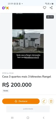 Vendo casa no Rangel