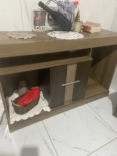 Desapegando de rack para tv e escrivaninha 