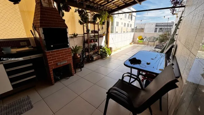 Cobertura para Venda em Belo Horizonte, Fernão Dias, 4 dormitórios, 1 suíte, 2 banheiros, 