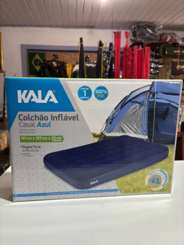 Colchão Inflável de Casal Kala Azul 