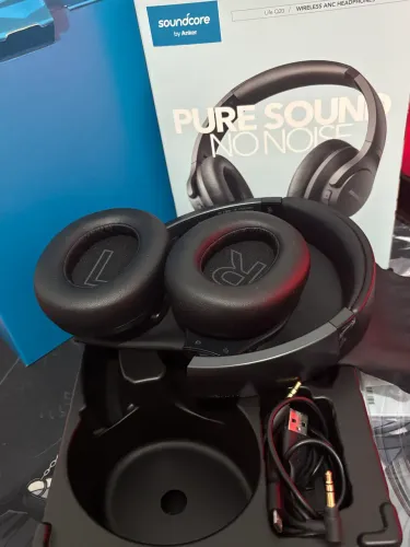 Headphone Bluetooth com Cancelamento de Ruído + Bateria Longa + Graves - Excelente Estado!