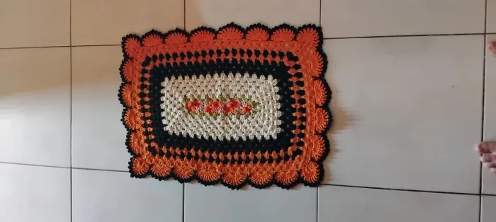 Tapete de crochê