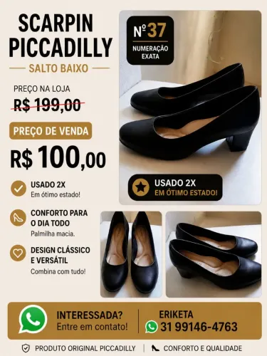 Scarpin Piccadilly