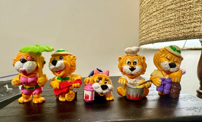 Coleção Leões Kinder Ovo Rara anos 90
